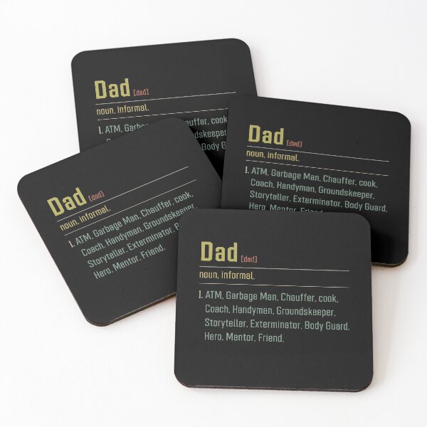 Item preview, Man Dad Noun Informal Chauffer Gift Father’s Day funny Dad designed and sold by DiogoCalheiros.