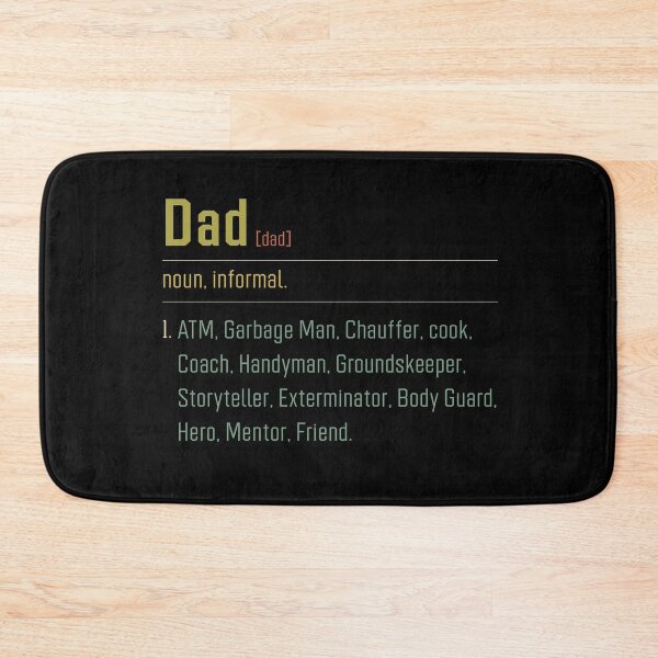 Item preview, Man Dad Noun Informal Chauffer Gift Father’s Day funny Dad designed and sold by DiogoCalheiros.