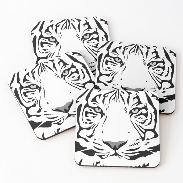 Item preview, White King Tiger Speaks designed and sold by RedTop Tees.