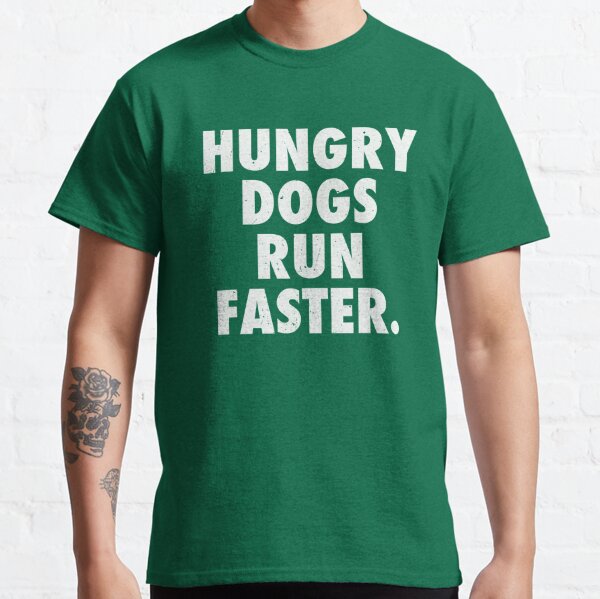 Official philadelphia eagles dog hungry run faster T-shirts