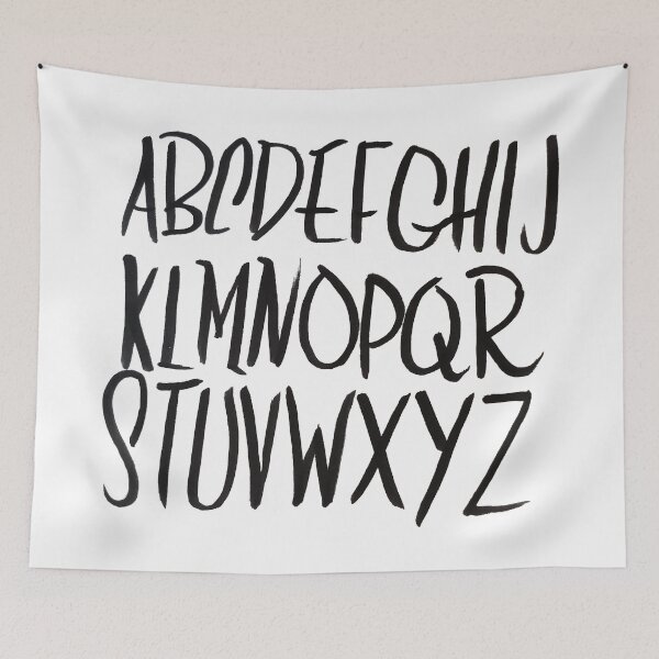 Item preview, Brush Stroke Alphabet designed and sold by Alex Larkin.