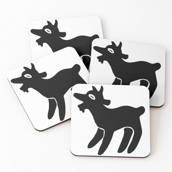 Item preview, Cute Silly Goat Silhouette designed and sold by annahthedesign.