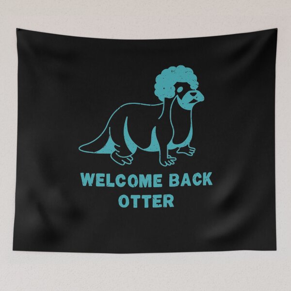 Item preview, Welcome Back Otter (Cyan / Worn) [Roufxis-Rb] designed and sold by RoufXis.