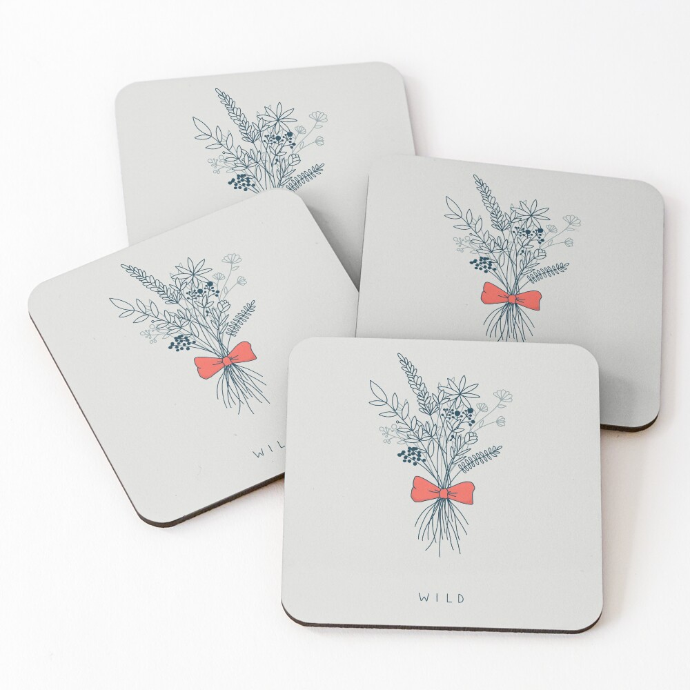 Item preview, Coasters (Set of 4) designed and sold by sofillyletters.