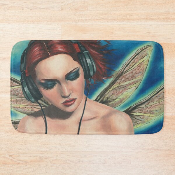 Item preview, Headphone Fairy Modern Faerie Punk Fairy designed and sold by Deanna Davoli.