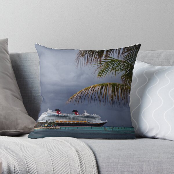 Dream at Castaway Cay Throw Pillow