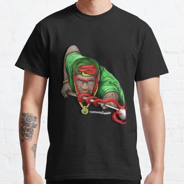 Lucky Leprechaun Shooting Pool Classic T-Shirt