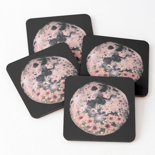 Item preview, Moon With Flowers Painting designed and sold by avalazartist.