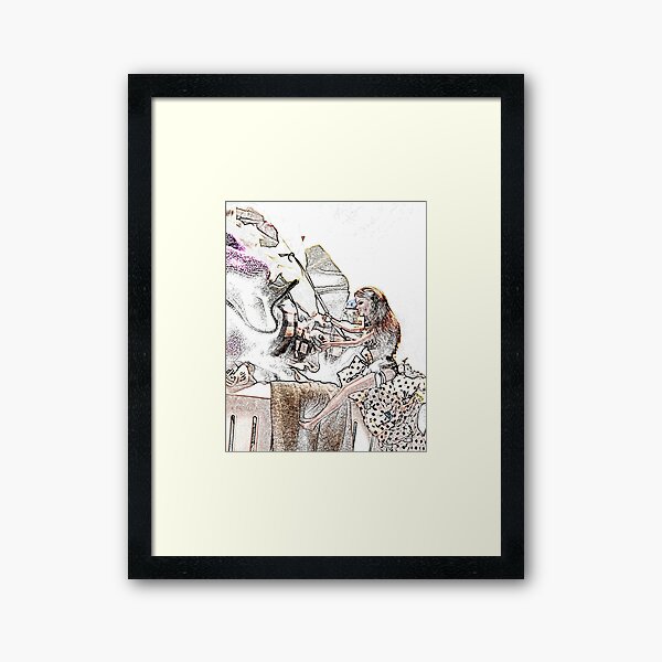 Laundry Mountain Framed Art Print