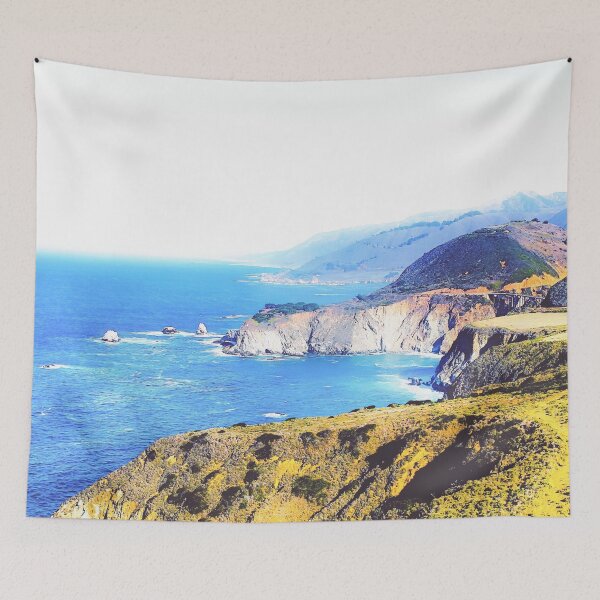 Item preview, mountain with ocean view at Big Sur, Highway 1, California, USA designed and sold by Mrvell.