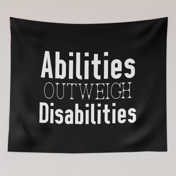 Item preview, Abilities Outweigh Disabilities: Funny Autism Awareness Gift Ideas. designed and sold by cutitoutsir.
