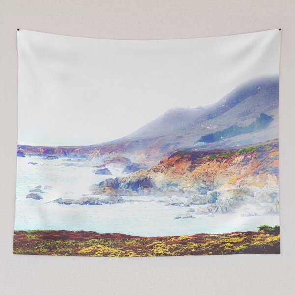 Item preview, at Big Sur, Highway 1, California, USA in foggy day designed and sold by Mrvell.