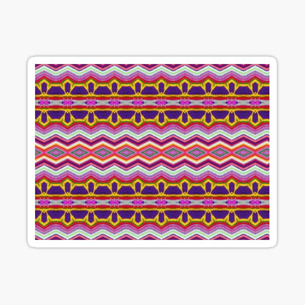 Crochet sound waves Sticker