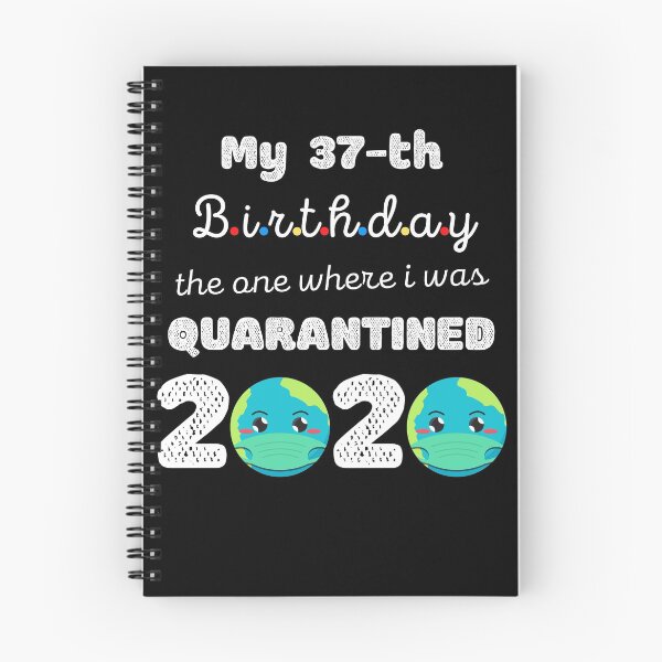 Item preview, My 37th Birthday The One Where I was Quarantined 2020, Funny Face Mask designed and sold by YourgiftShop.