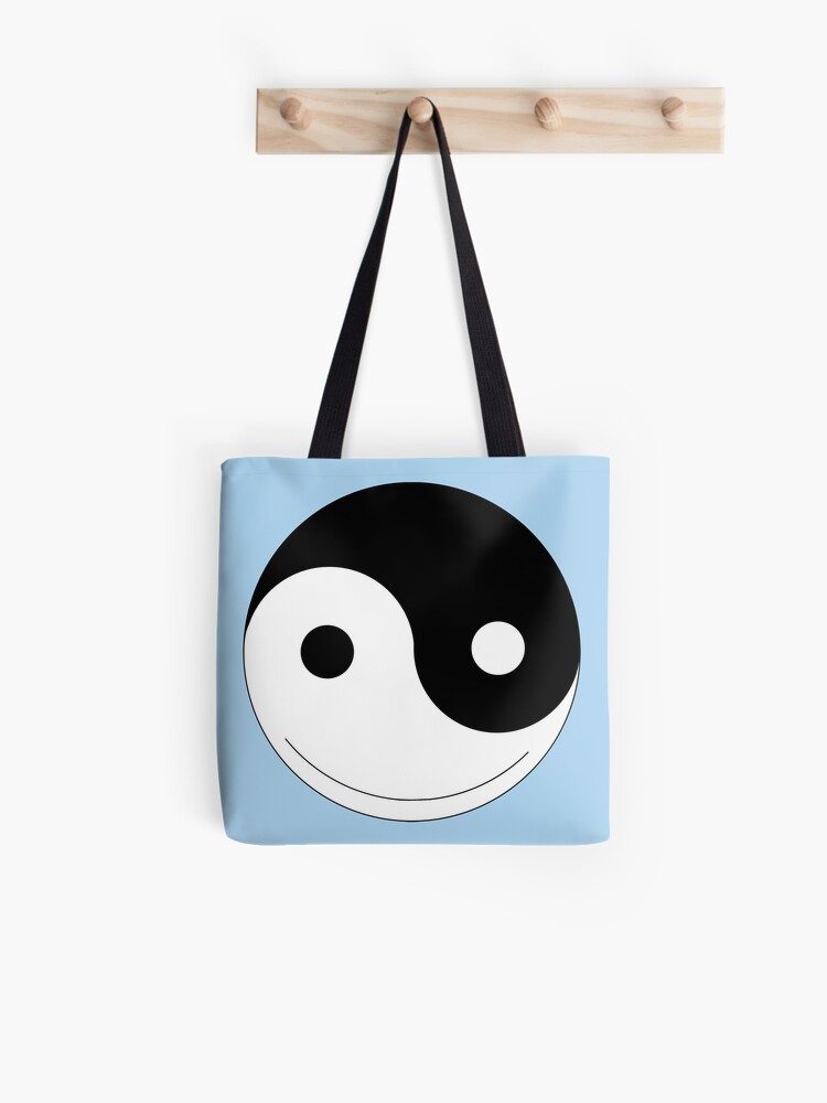 AE Yin Yang Smiley® Denim Tote Bag