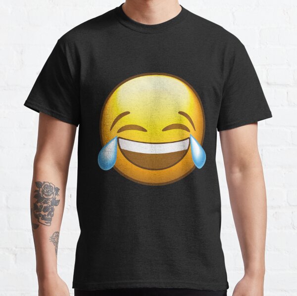 Crying Laughing Cursed Emoji - Emoji - T-Shirt