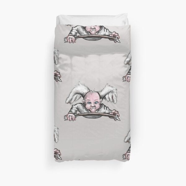 Mischievous Cupid Angel Duvet Cover