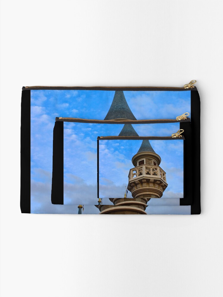 Alternate view of Behind these Castle Walls Zipper Pouch