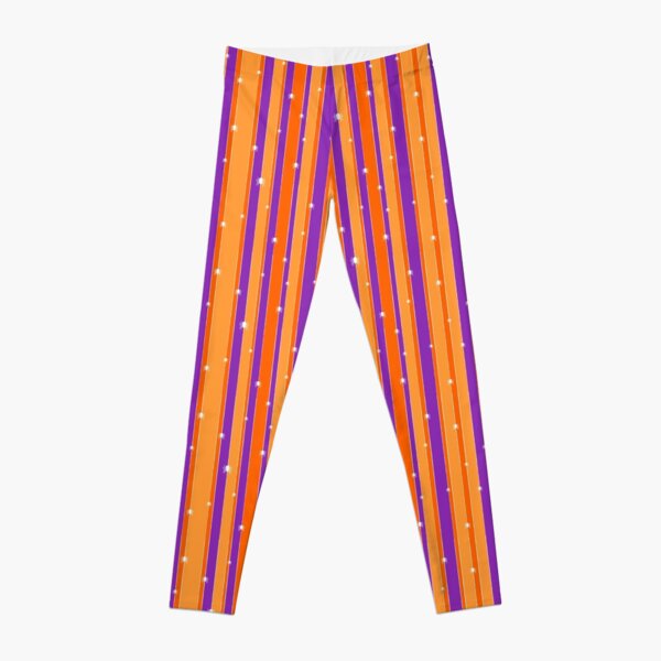 Halloween Spider Stripes Leggings
