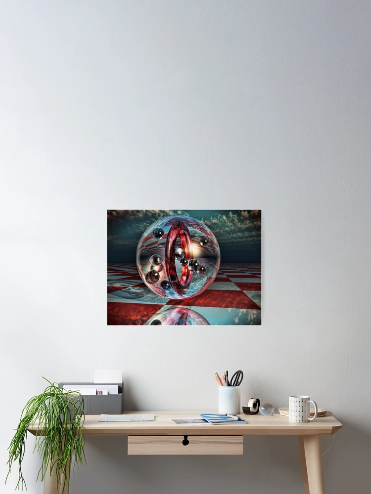 Aperçu 2 sur 3. Poster avec l'œuvre Redshift Riders créée et vendue par Keith Reesor.