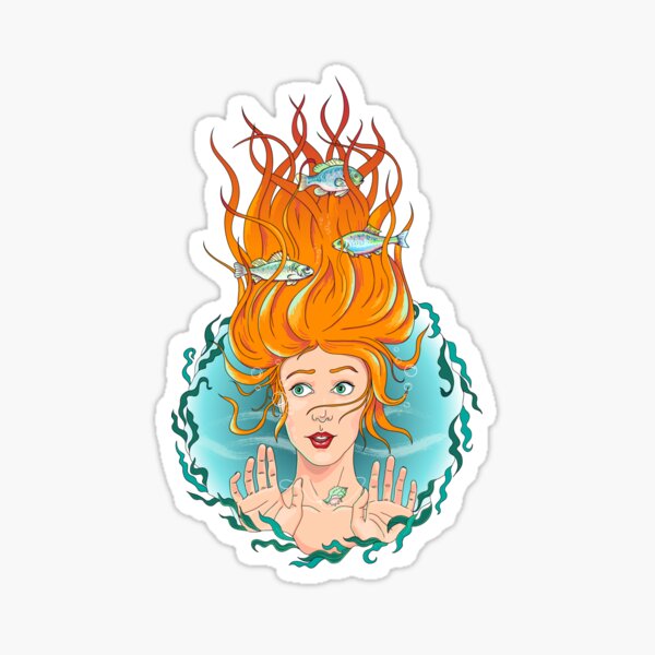 I'm drowning in the rain Sticker