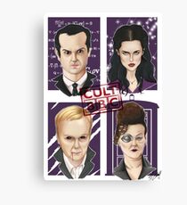 CULT BBC - The Villians Canvas Print