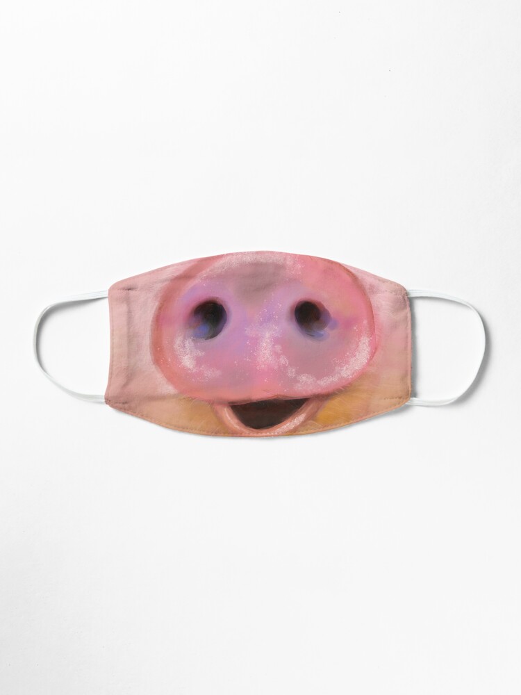 Alternate view of Pig Mouth Face Mask Mask
