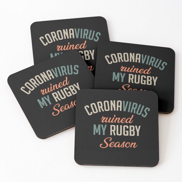 Item preview, Corona Virus Ruined My Rugby Season designed and sold by Merch By ika.