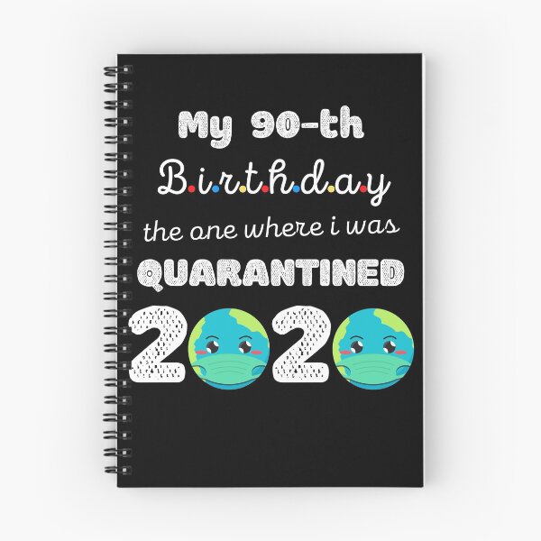 Item preview, My 90th Birthday The One Where I was Quarantined 2020, Funny Face Mask designed and sold by YourgiftShop.
