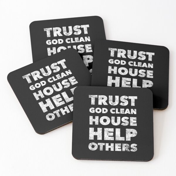 Item preview, Trust God Clean House Help Others - Staying Sober Drug Addiction designed and sold by tees4gees.