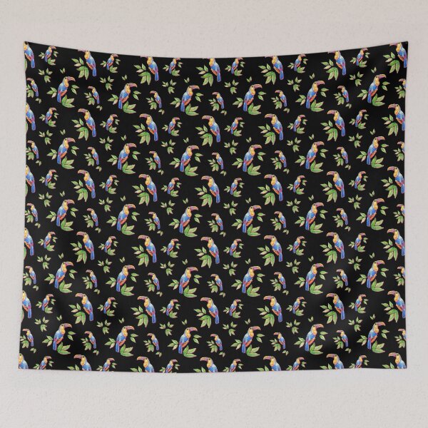 Item preview, Toucan Bird Tropical Pattern Tropical Paradise designed and sold by mythandframe.