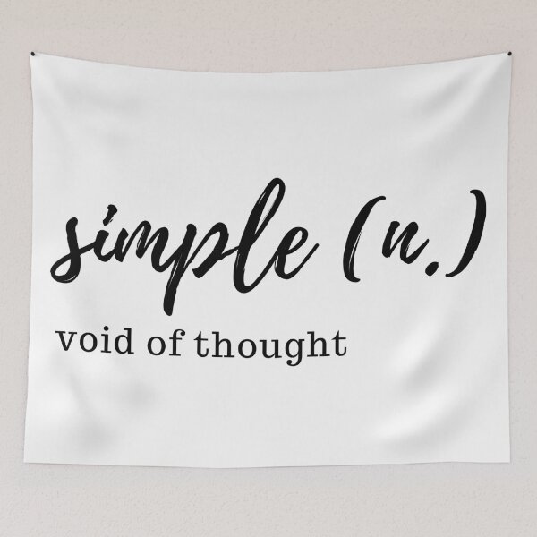 Item preview, Simple - Void of Thought designed and sold by flying-flamingo.