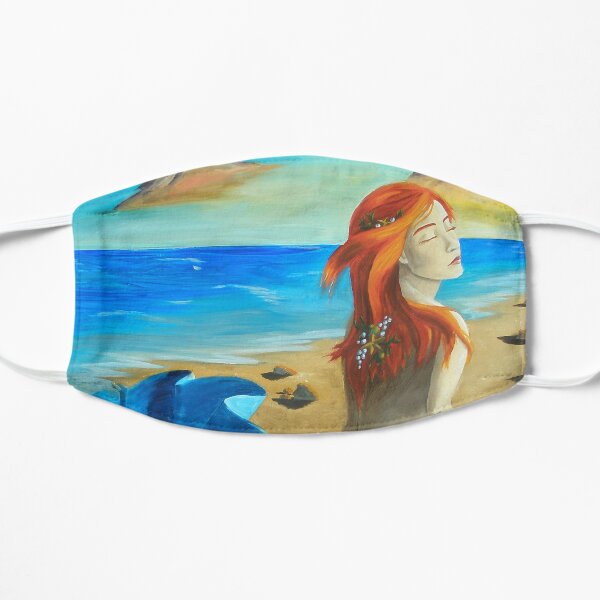 Mermaid Siren Beach Ocean Nautical Mask