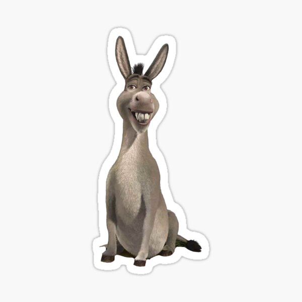 Já pode sair? Burro Shrek - Stickers for WhatsApp