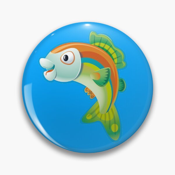 Item preview, Happy Jumping Fish designed and sold by KenRinkel.