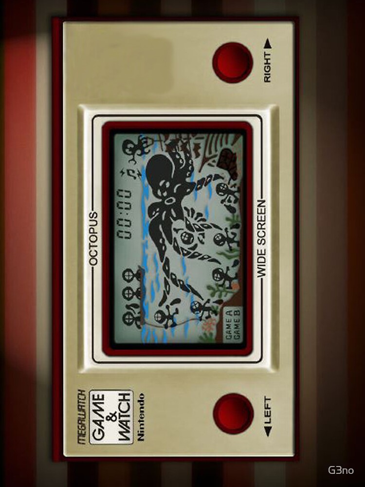 Game&Watch Octopus by G3no