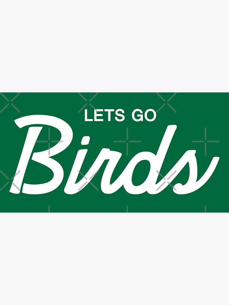 Lets Go Birds, Retro - White - Eagles - Magnet