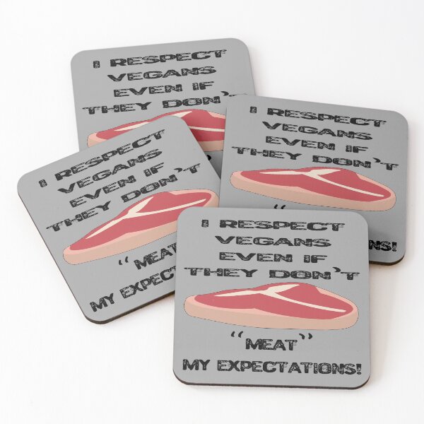 Item preview, Vegan, Meat, Expectations designed and sold by Elfyau.