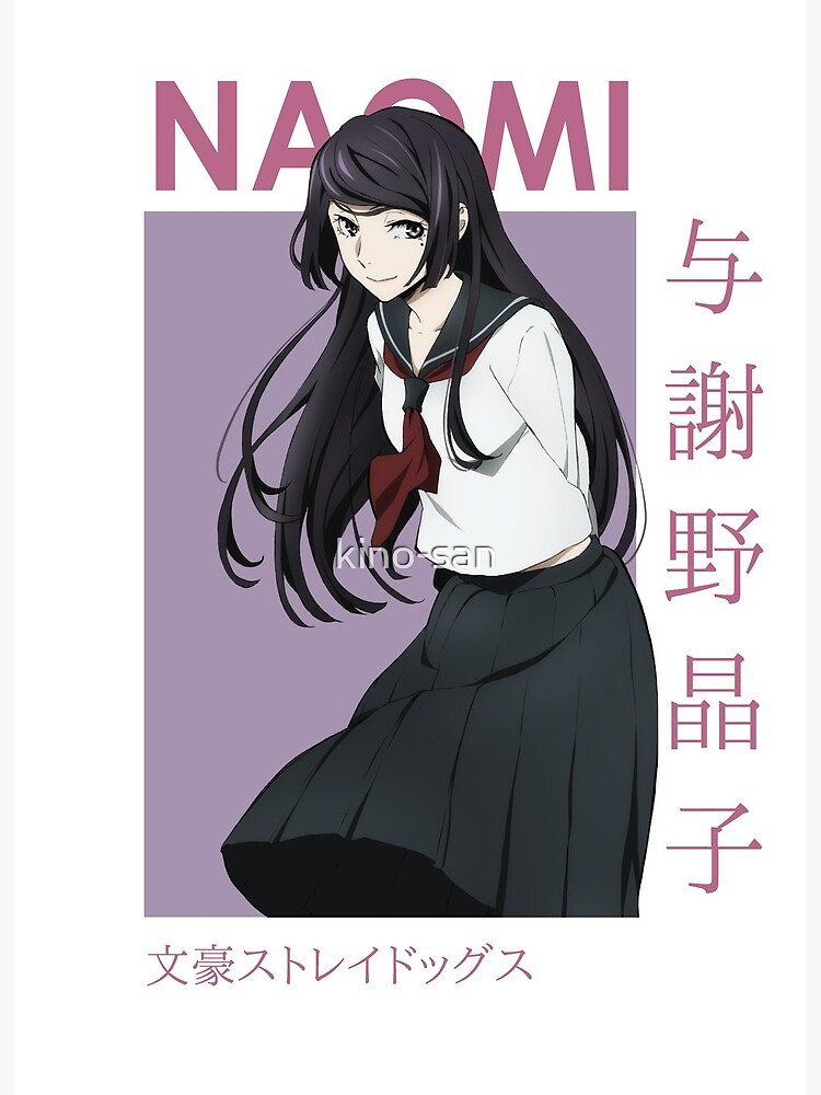 Naomi Tanizaki Bungou Stray Dogs Card Anime Art Board Print For Sale By Kino San Redbubble