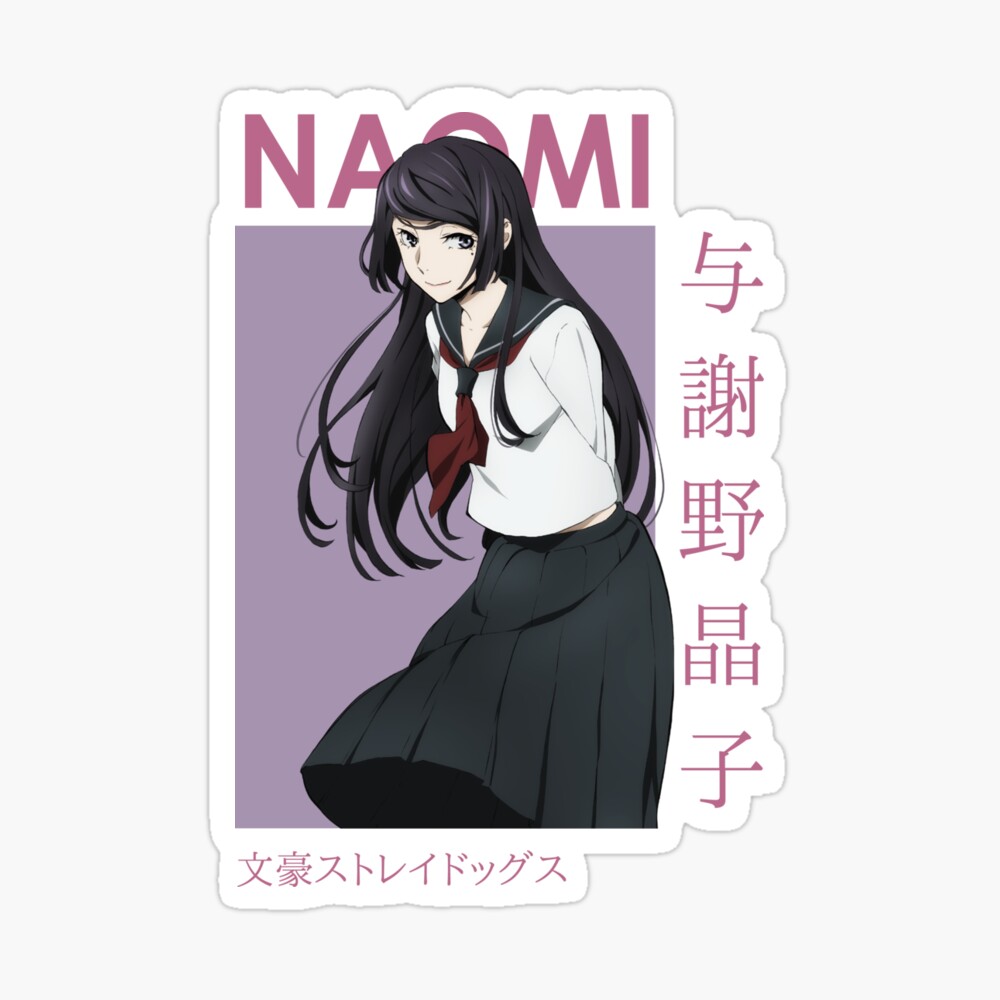 Naomi Tanizaki Bungou Stray Dogs Card Anime Poster By Kino San Redbubble