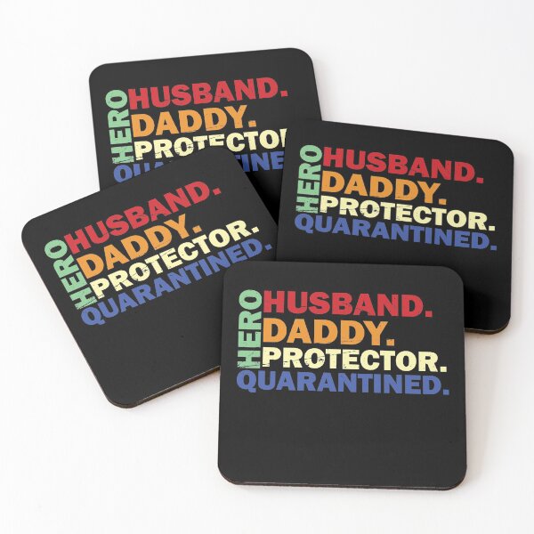 Item preview, Best Husband Daddy Protector Hero Quarantined designed and sold by thehafdesigner.