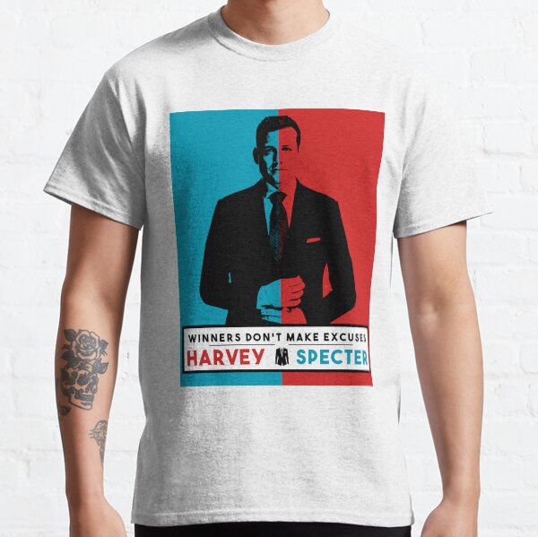 Winners don't make excuses - Harvey Specter Quotes - Suits Classic T-Shirt