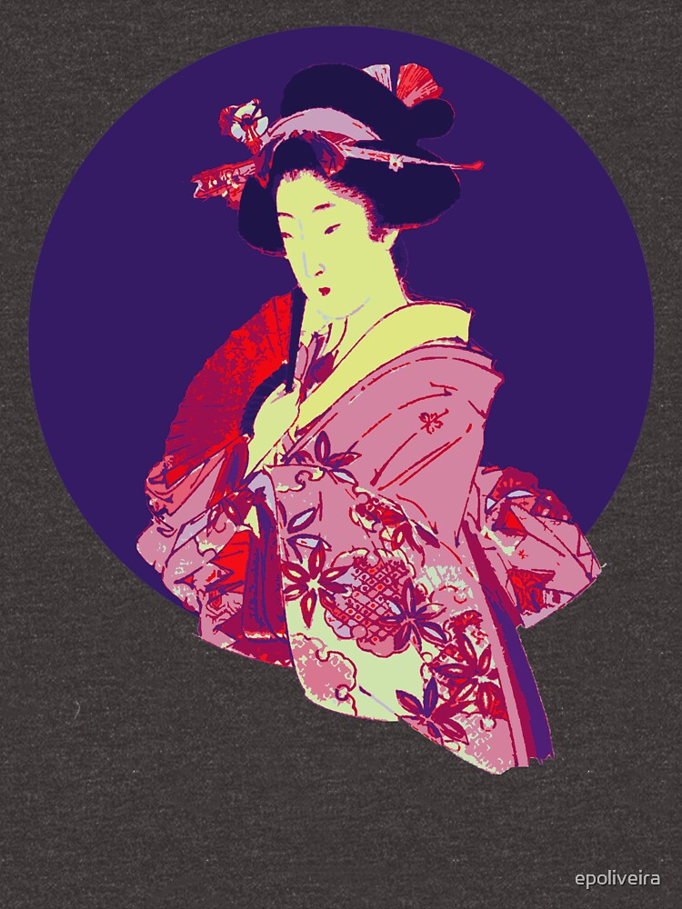 japan geisha japanese lady art by epoliveira
