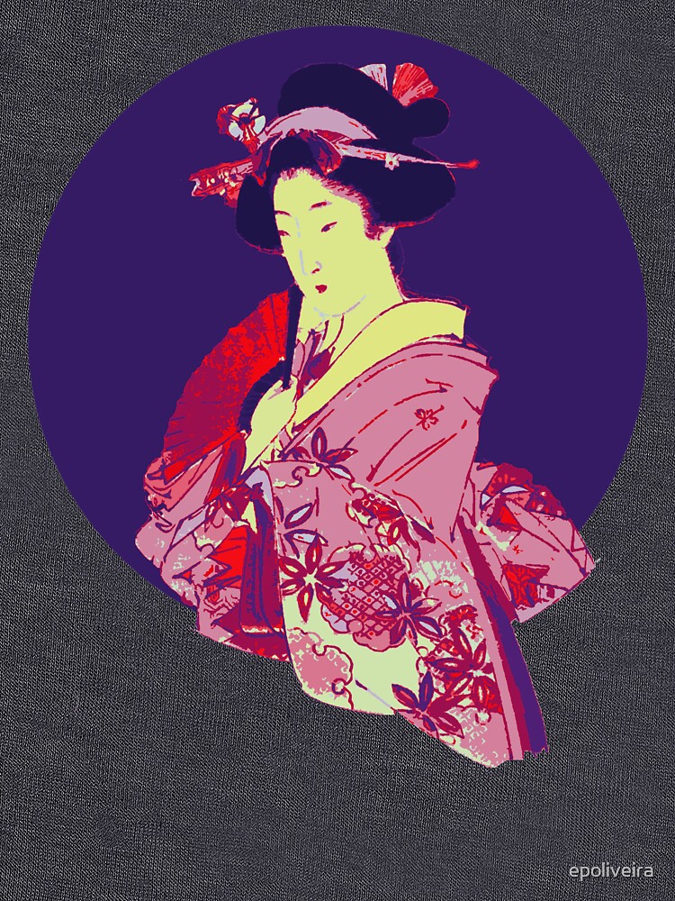 japan geisha japanese lady art by epoliveira