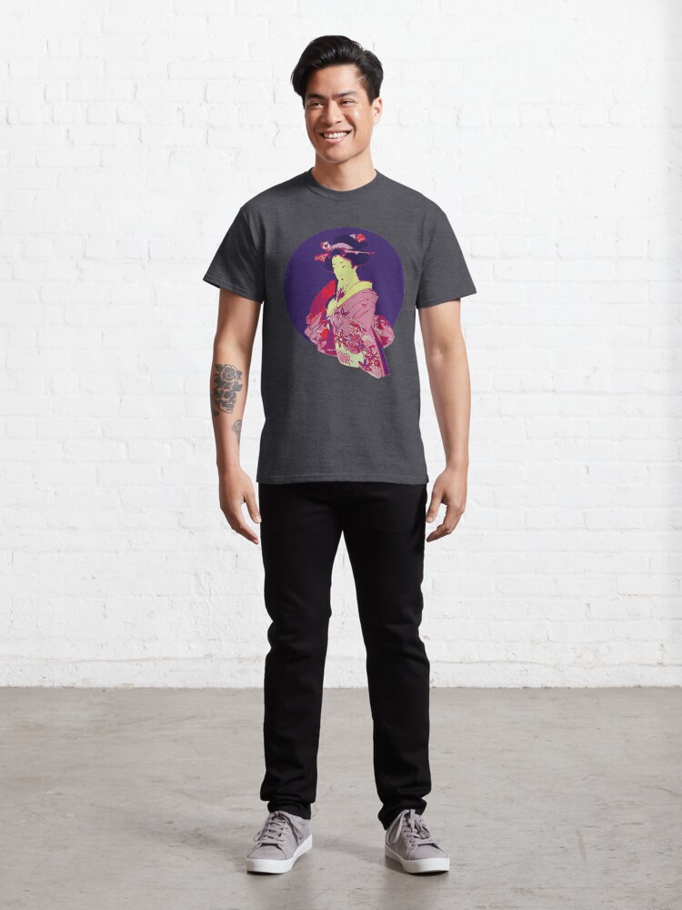 Alternate view of japan geisha japanese lady art Classic T-Shirt