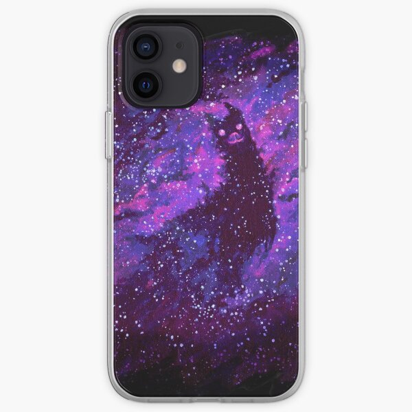 Cosmic Purple Space Llama iPhone Soft Case