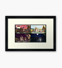 A Day in Ponyville Framed Print