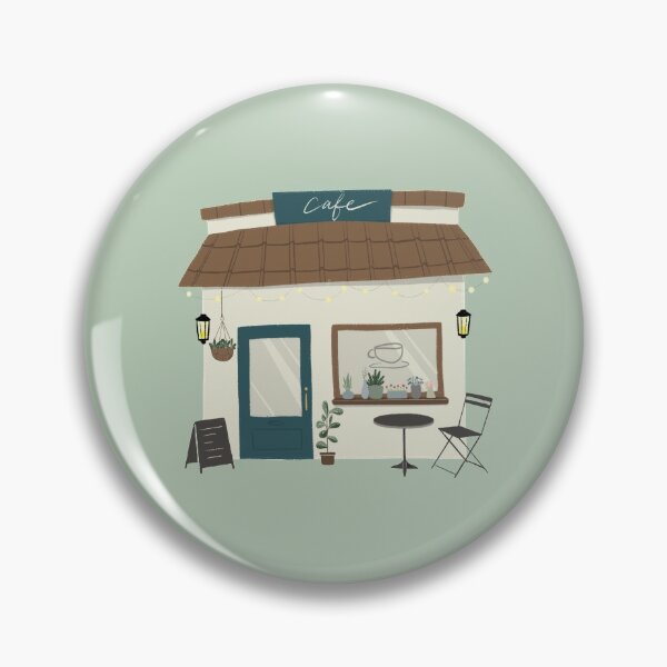 Item preview, Cafe with Plants designed and sold by HappyNote.