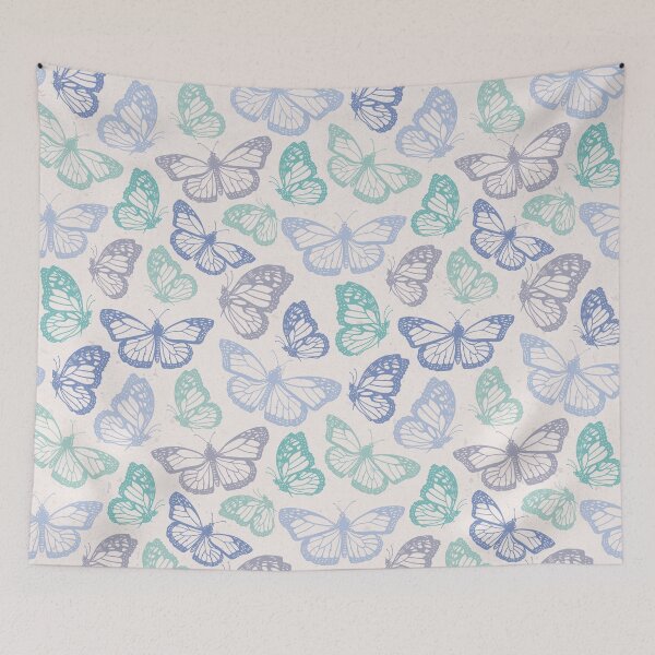 Item preview, Purple & Green Butterfly Pattern designed and sold by Lauren Ullrich.