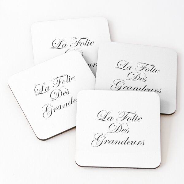 Las Folie Coasters Redbubble